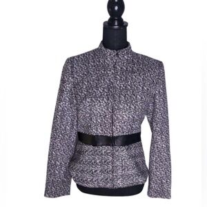 ✨Spencer‎ Jeremy Black & White Tweed Blazer – Elegant Classic Jacket M.✨